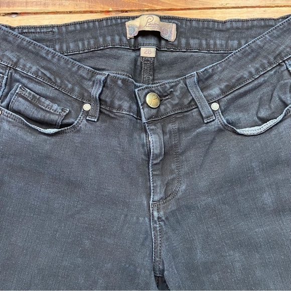 PAIGE Premium low rise black skinny jeans size 28 - Picture 7 of 14